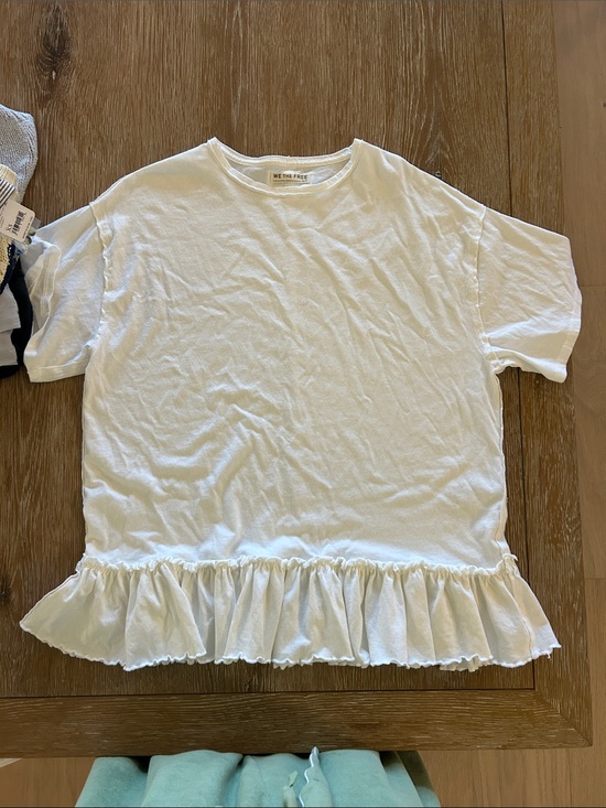 We The Free Tops - We The Free |  Why Yes Oversized Tiered Cotton T Shirt
